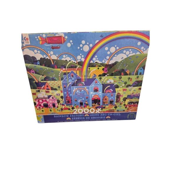 Ceaco Rainbow Factory 2000 pc Jigsaw Puzzle - Picture 3 of 10